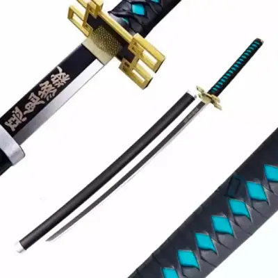 Katana Decorativa Demon Slayer Muichiro Tokito para Cosplay