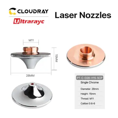 Kit 10 Bicos Laser D28 para Corte e Gravação