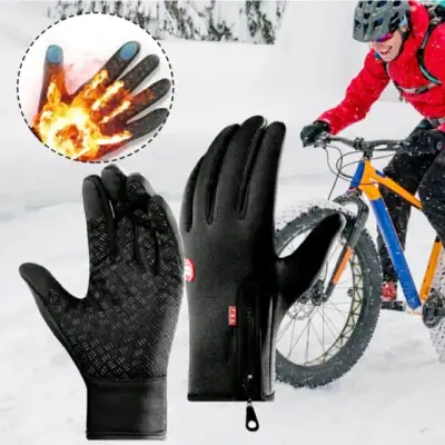 Luva de Motociclista Térmica Impermeável Touchscreen